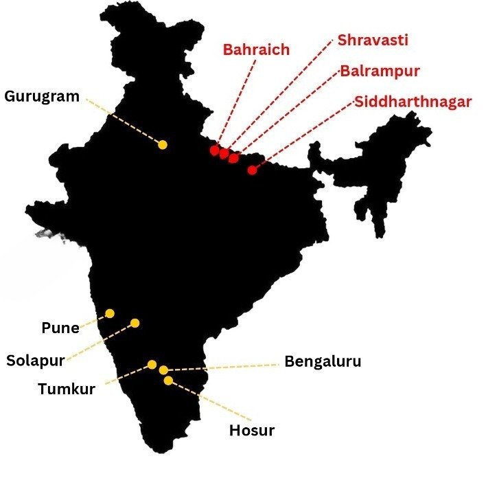 Aspirational Districts Map